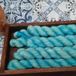 louveteau twist sock mini - pacific -1 Pacific - LO(U)VE(TEAU) TWIST SOCK / MINIS