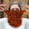 Flamboyant Shawl by ChristalLK une louve dans les bois Col FLAMBOYANT tricoté en LO(U)VE TWIST SOCK